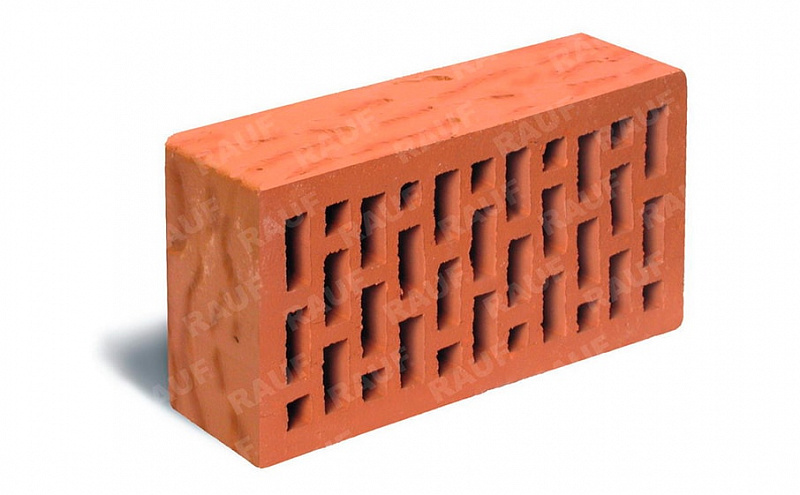 Кирпич ЛСР пустотелый "Красный" рустик М175 250*120*65 мм