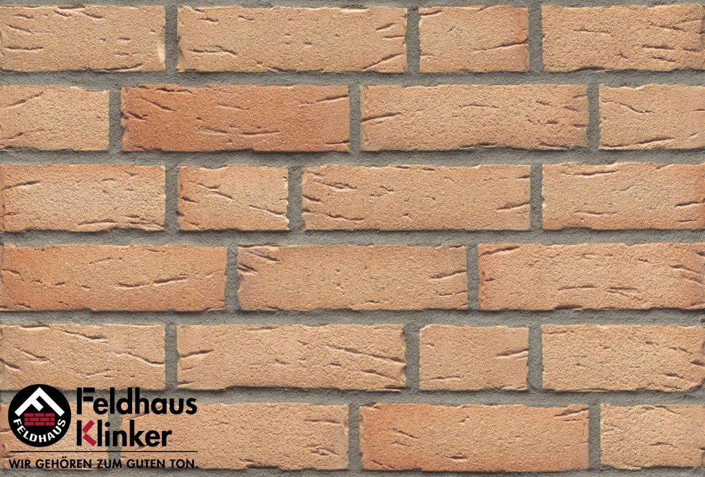 Клинкер Ручная Формовка K696 Crema Duna, Feldhaus Klinker