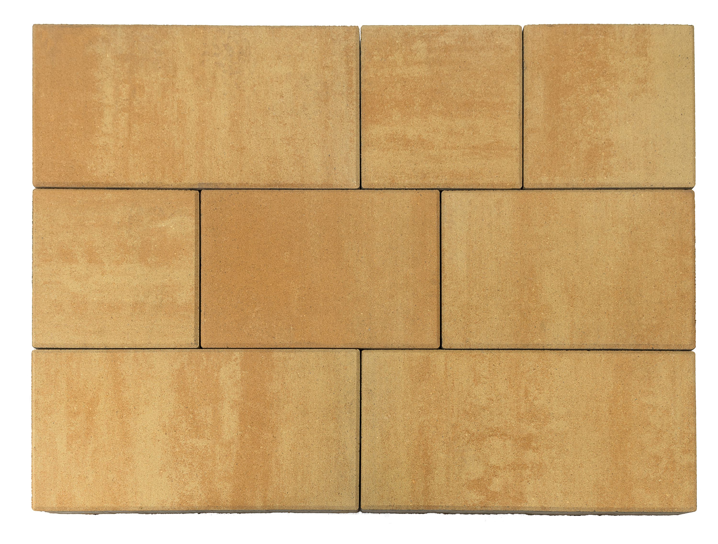 Тротуарная плитка BRAER II «Триада» Color Mix Тип 28 «САХАРА»